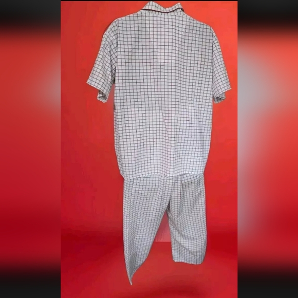 VINTAGE McGREGOR CLASSICS MENS PAJAMAS SET SHIRT PANTS XL NWOT - Picture 2 of 14